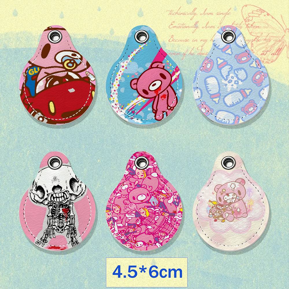 Cartoon G-Gloomy Bear Leather  - Lanyard Badge Holder review and price